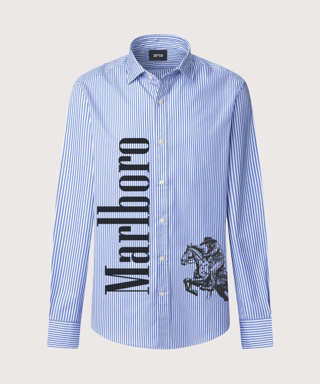 COWBOY EDITION: OLD MONEY BLUSTRIP SHIRT