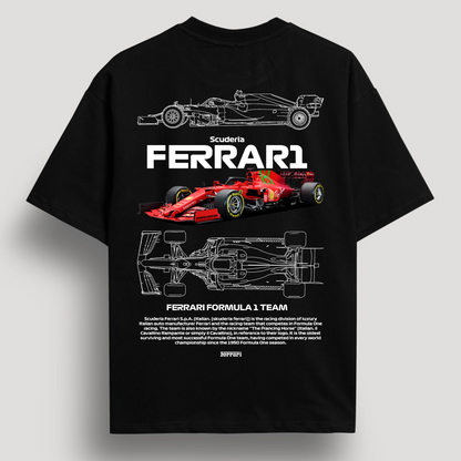 Scuderia Ferrari enthusias Oversize Tshirt