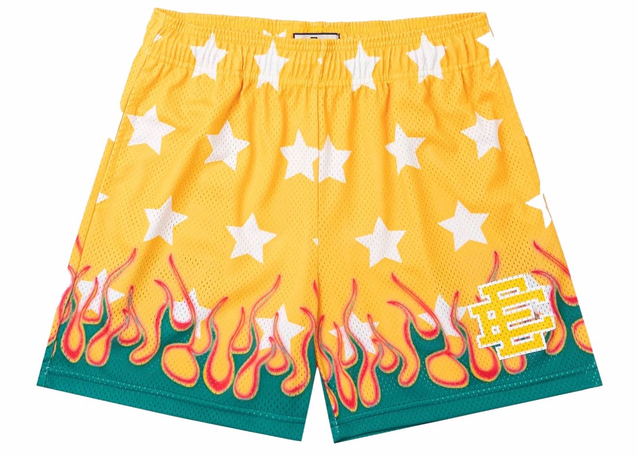 EE Starlight Blaze Basketball Shorts – Golden Heat Edition