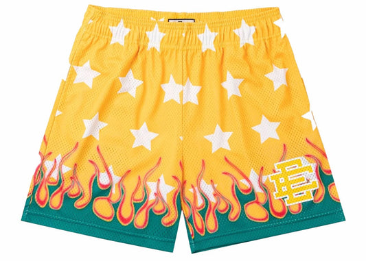 EE Starlight Blaze Basketball Shorts – Golden Heat Edition