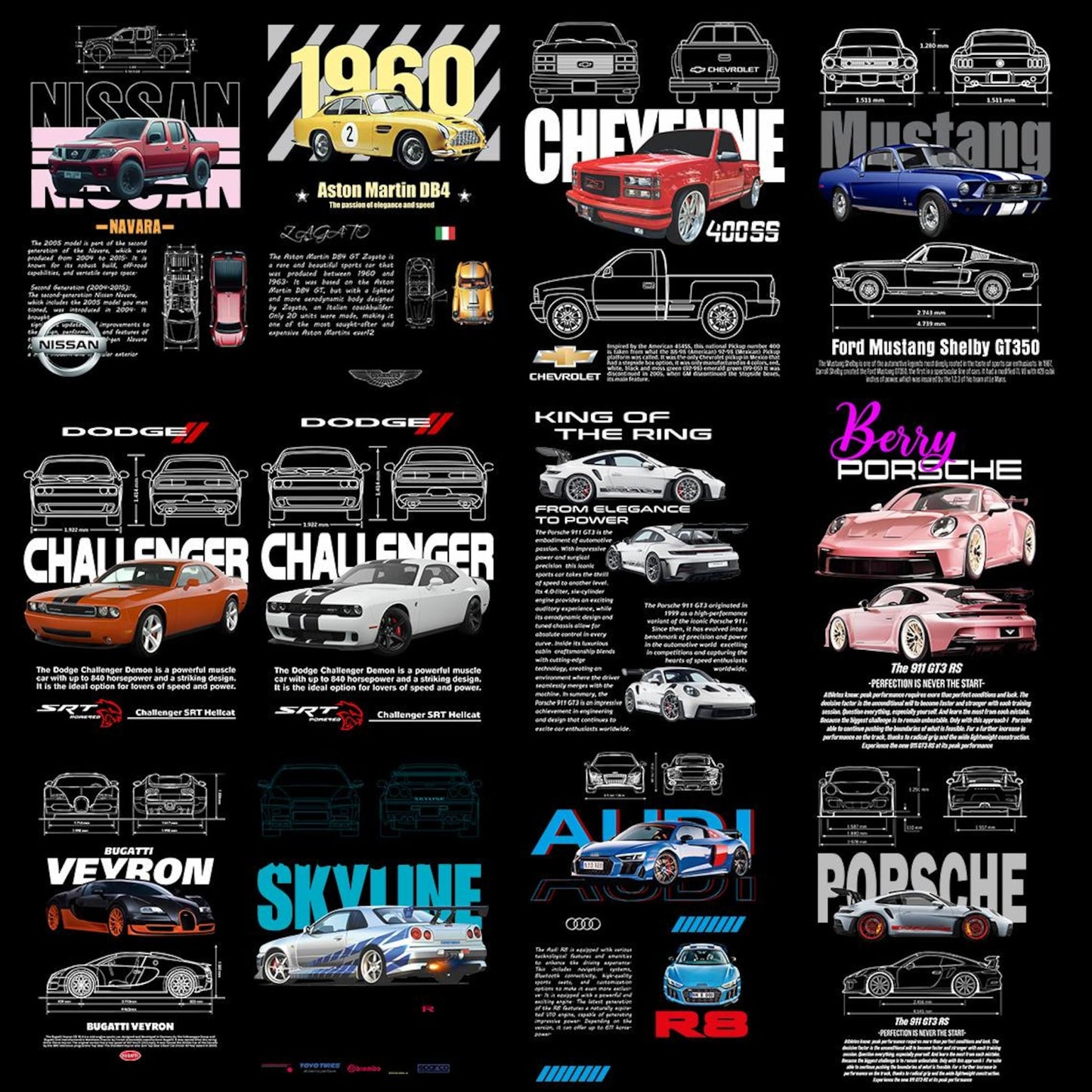 1000+ Racing Cars Design Bundle